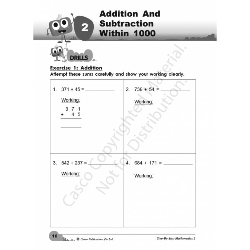 Step by Step Mathematics Primary 2 by Casco - Revised Edition