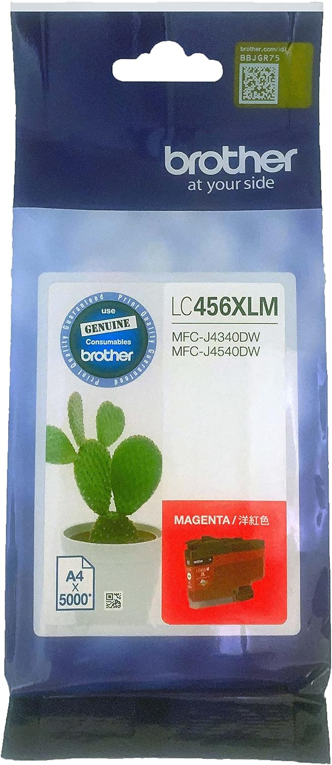 Brother LC456XLC Ink Cartridge Compatible for MFC-J4340DW, 5000 Pages, Cyan
