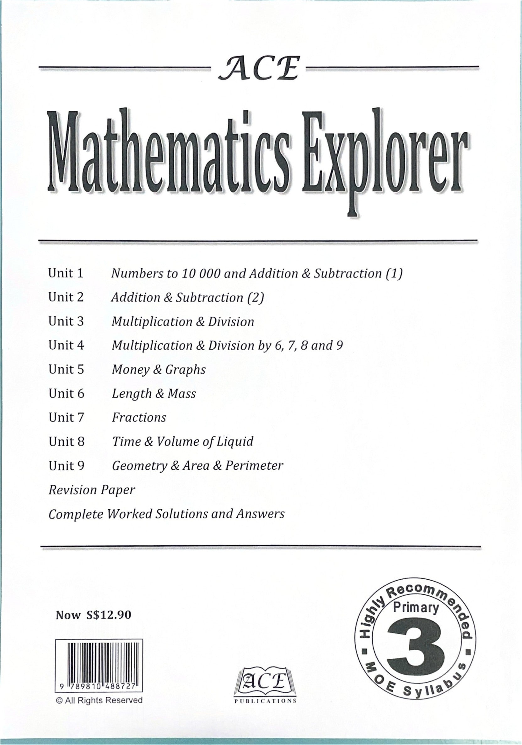 ACE Mathematics Explorer – Primary 3