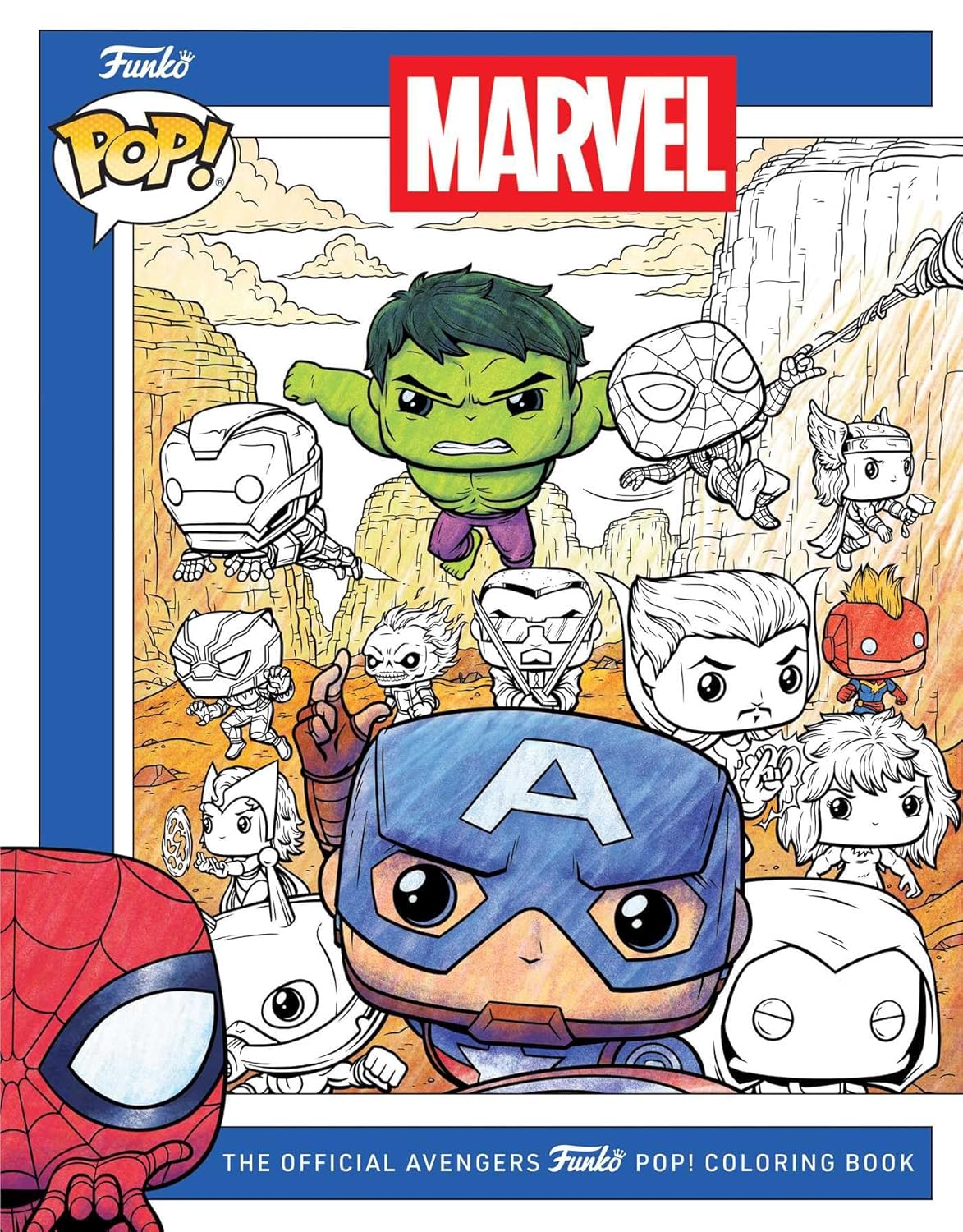 Marvel: The Official Avengers Funko POP! Coloring Book (Paperback)