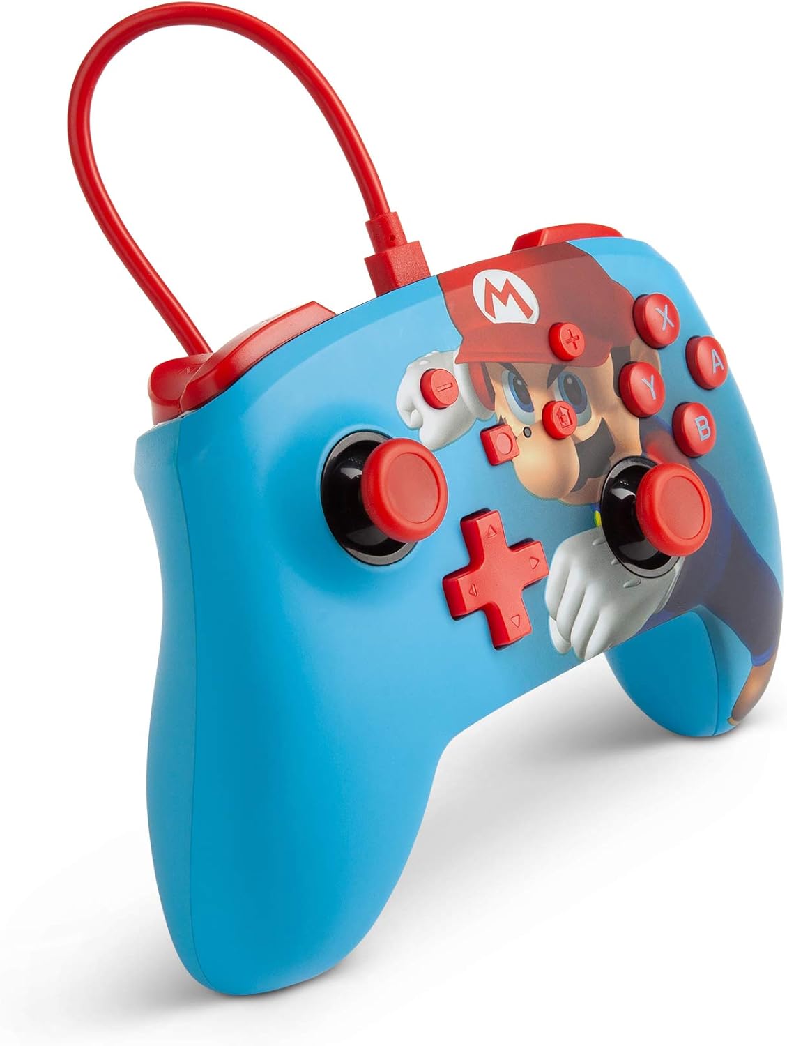 PowerA Enhanced Wired Controller for Nintendo Switch - Mario Punch (Officially Licensed)