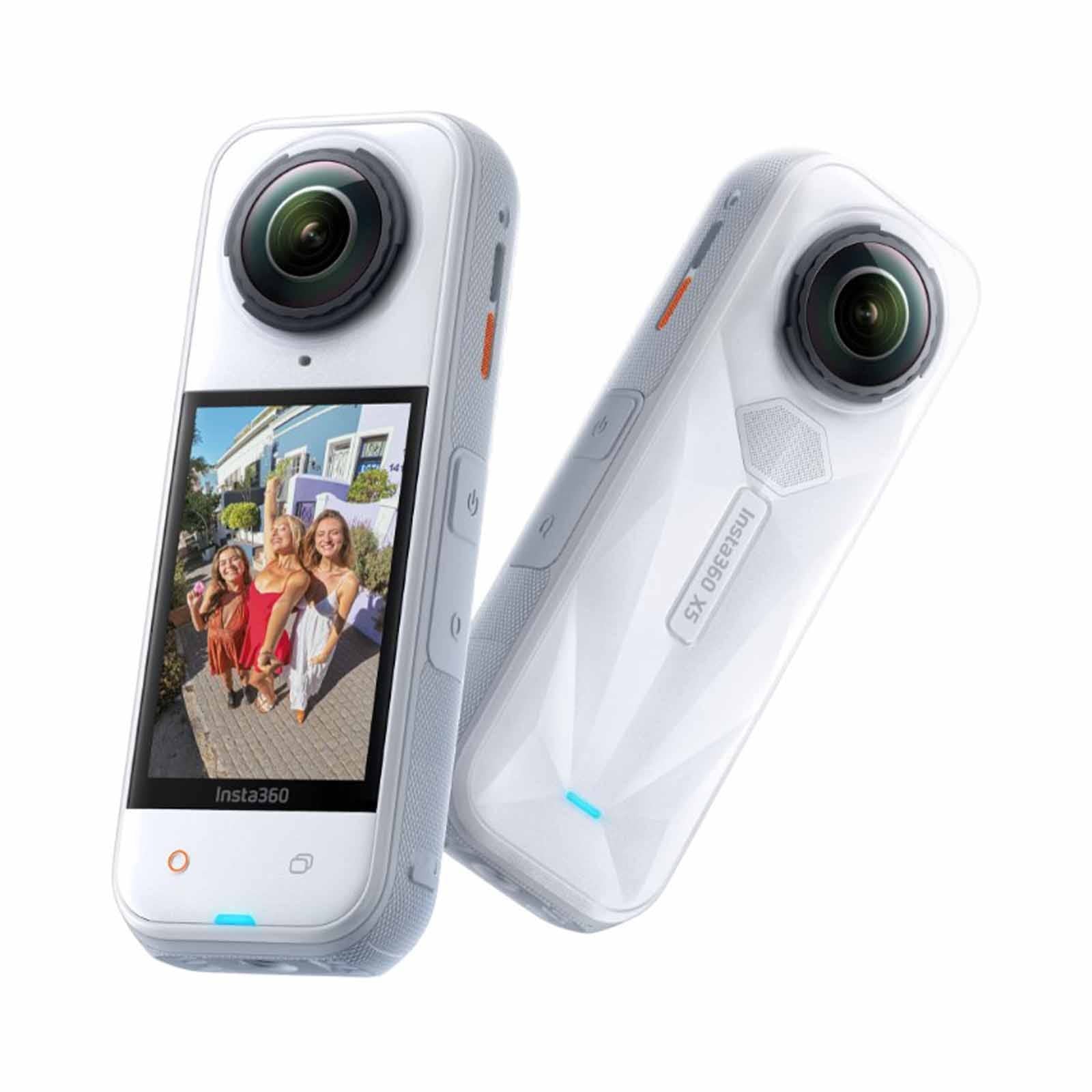 Insta360 X5 Action Camera Essential Bundle - Satin White