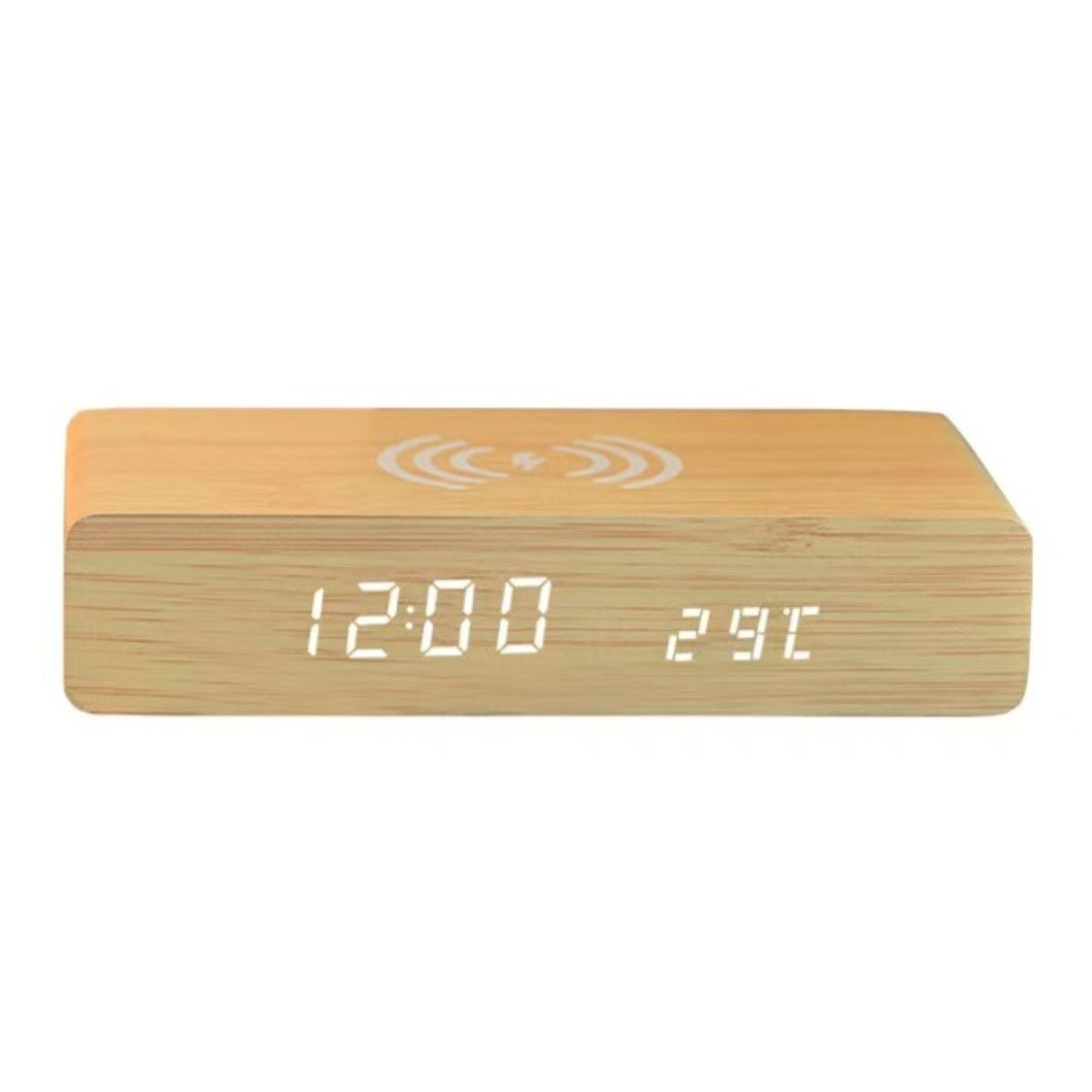 Digital Clock With Wireless Phone Charge
