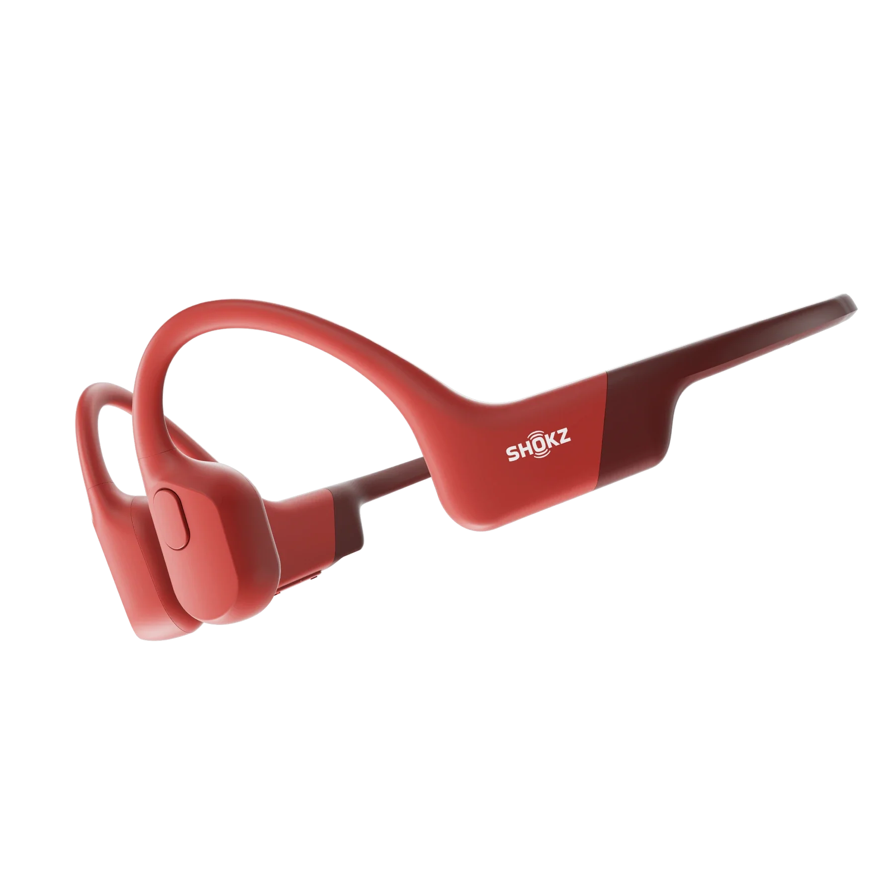 Shokz OpenRun Bone Conduction Sport Headphones Red
