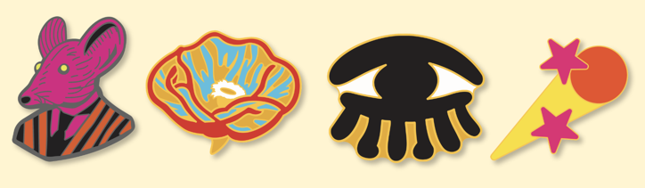 Free Gift-Brief Encounters Enamel Pin