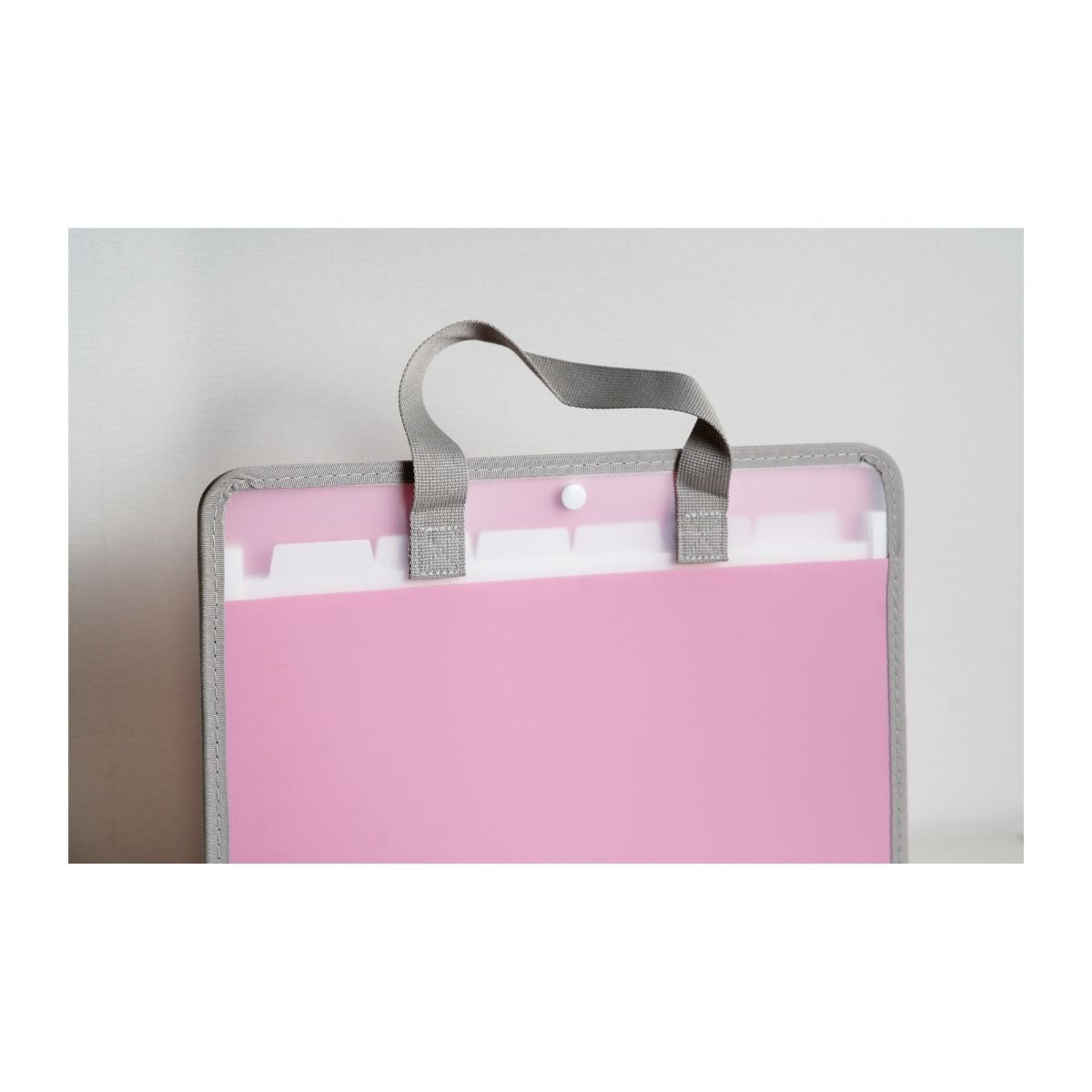 Pop Bazic Expanding File Folder with Handle A4 (7 Pockets) - Pink