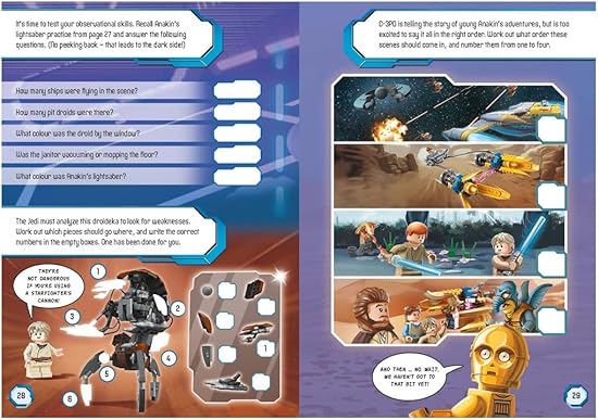 LEGO® Star Wars™: The Chosen One Activity Book (With Anakin Skywalker Minifigure, Pit Droid And Repair Station) – Paperback