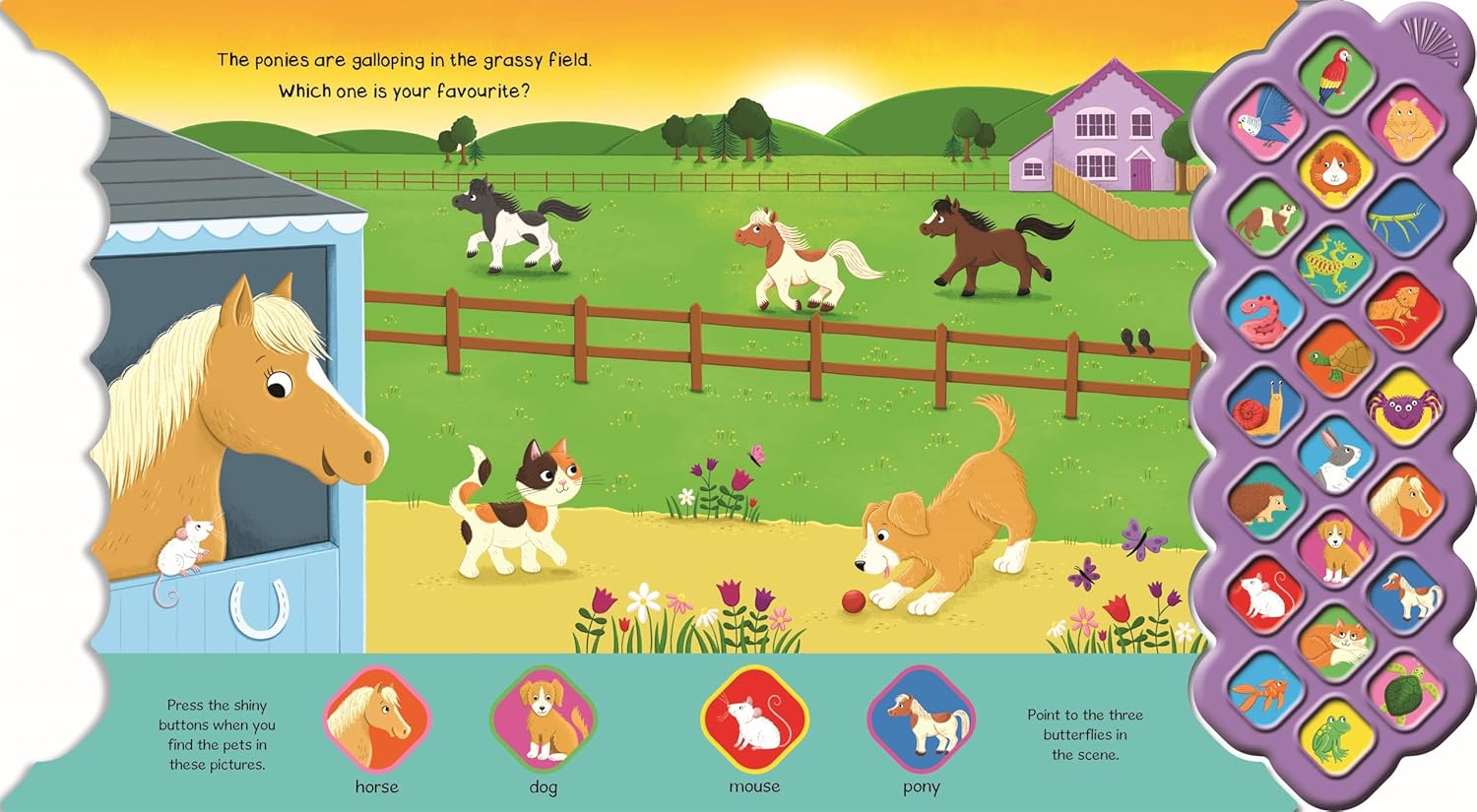 We Love Pets (22-button Sound Book) (Board Book)