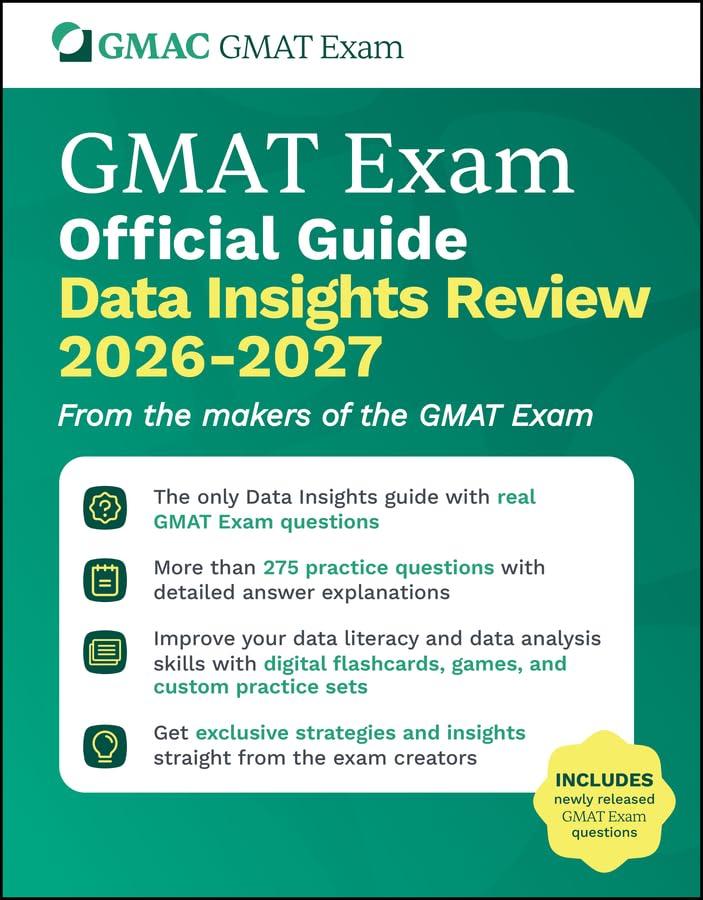 GMAT Official Guide Data Insights Review (Paperback)