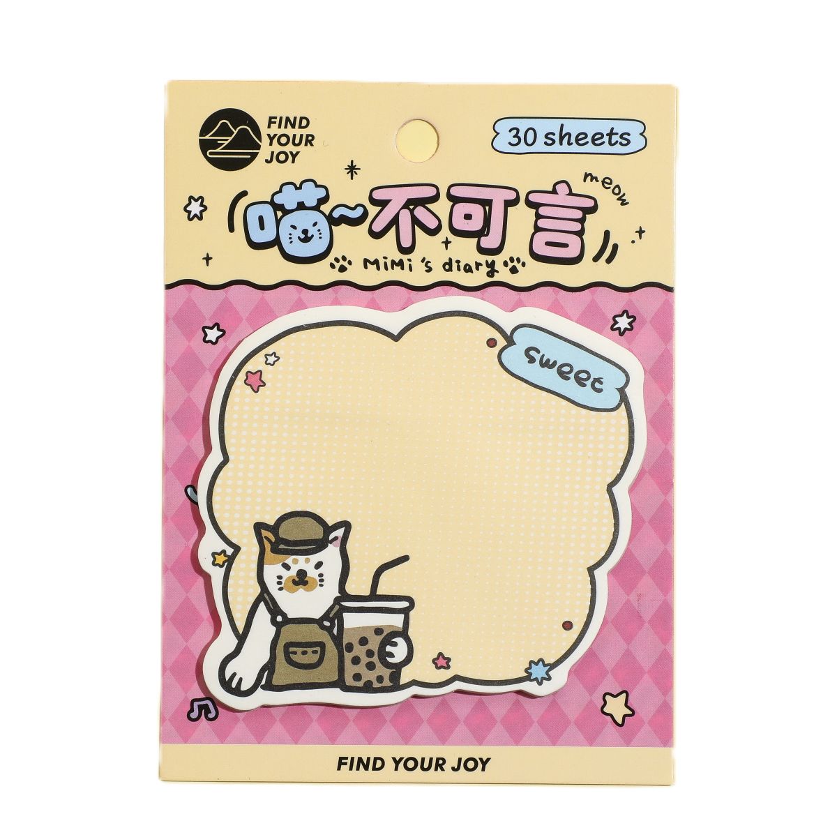 Cat Sticky Note 30S FD82321