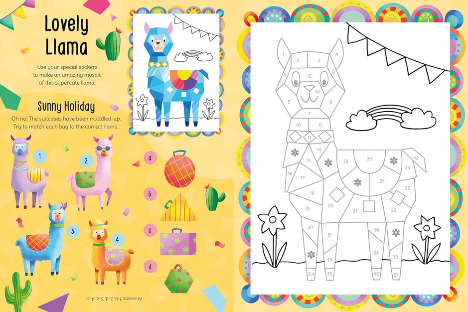 Supercute Shiny Sticker Art (Mosaic Sticker by Numbers) (Paperback) 