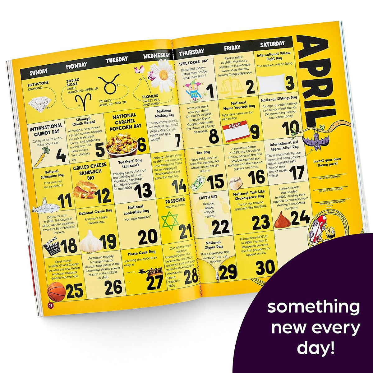 The 2027 Almanac of Fun: Kids Almanac with Over 300 Pages of Daily Activities for Kids, Puzzles, Crafts, Jokes and More, Learn About Holidays and World Events (Highlights Almanac of Fun) Paperback