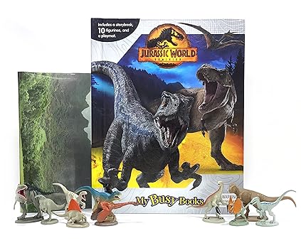 My Busy Book: Universal Jurassic World (Board Book – Picture Book)