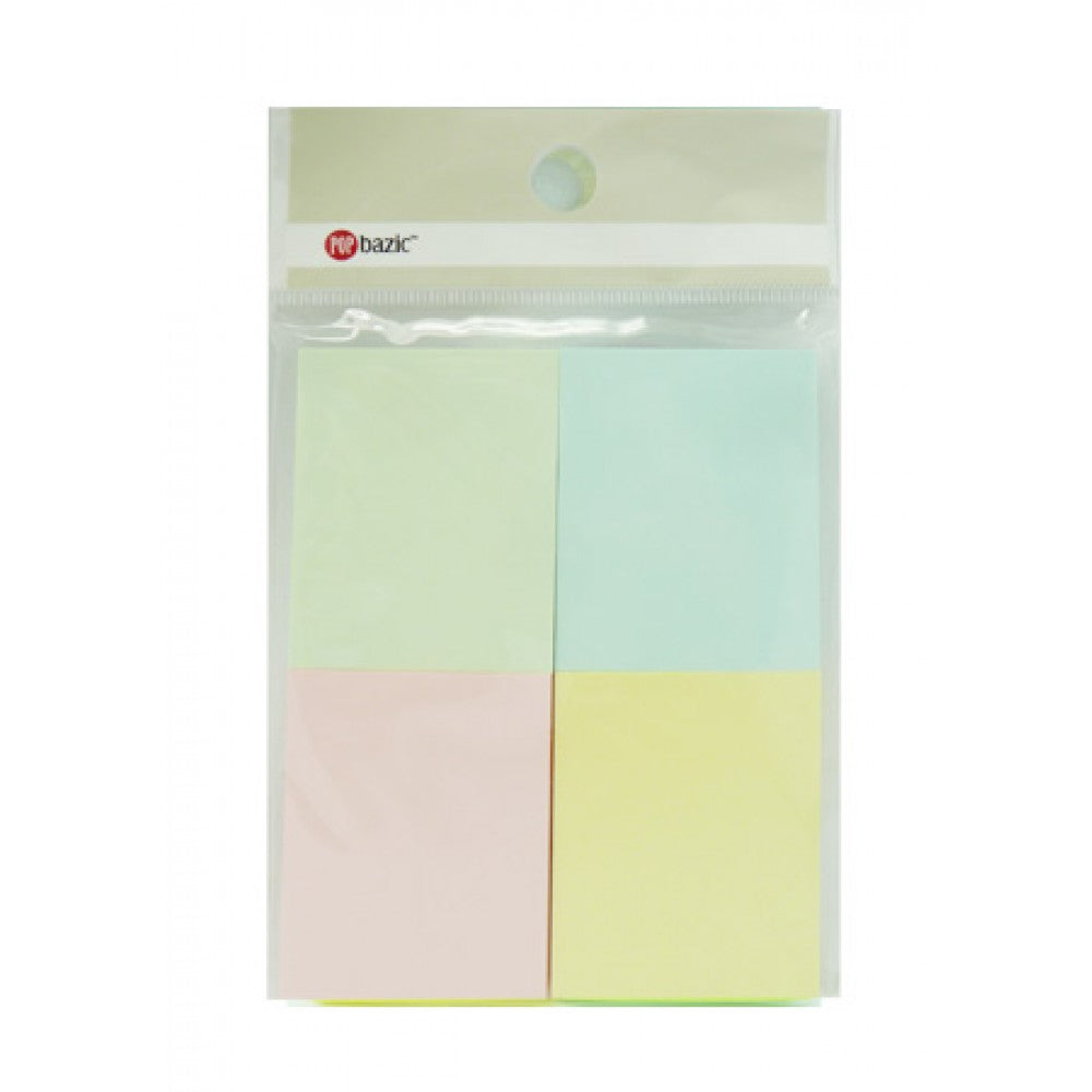 POP BAZIC Sticky Note Pad 2" X 1.5" 50s - Pastel Colours