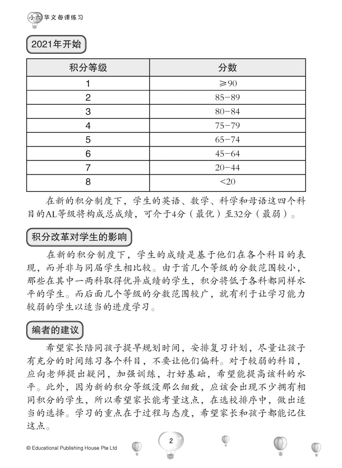 Primary 6A Score In Chinese 华文每课练习 (4th Edition)