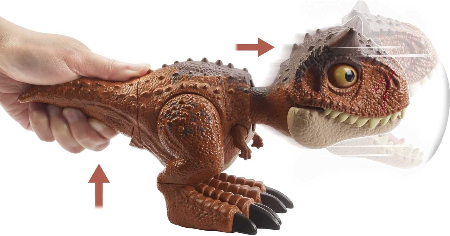 MATTEL JURASSIC WORLD WORLD WILD CHOMPIN CARNOTAURUS TORO FIGURE TOY