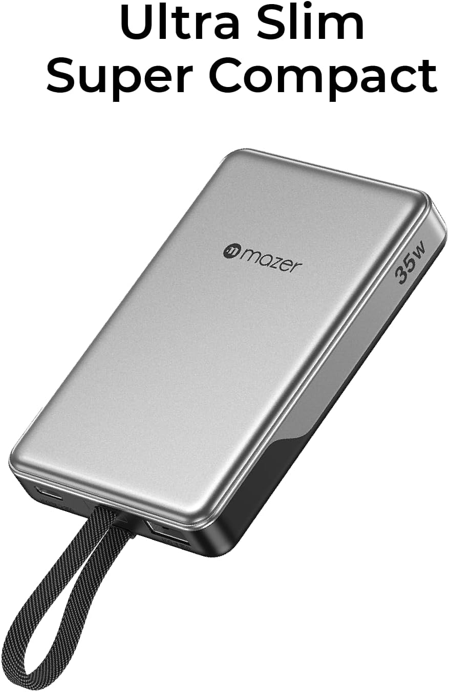 Mazer PC35L10V3 10000mAh Power Bank PD35W (BlackGrey)