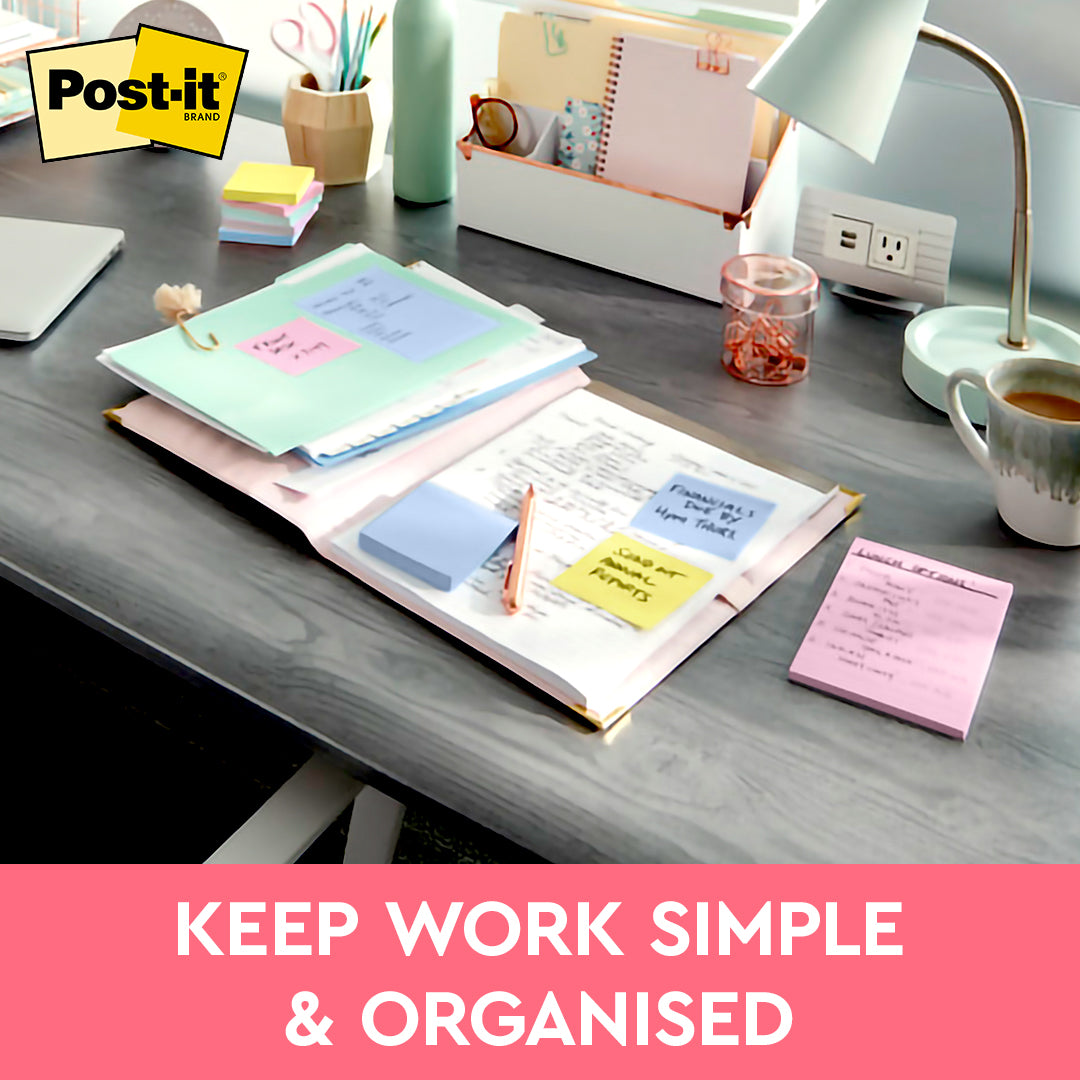 Post-it® 654-1mp Millennial Pink Notes 3x3", 100sheets