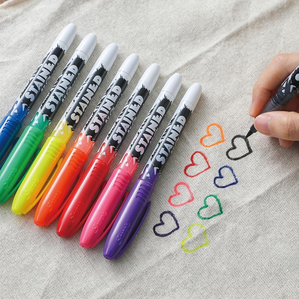 SHARPIE  FABRIC MARKER 8CT