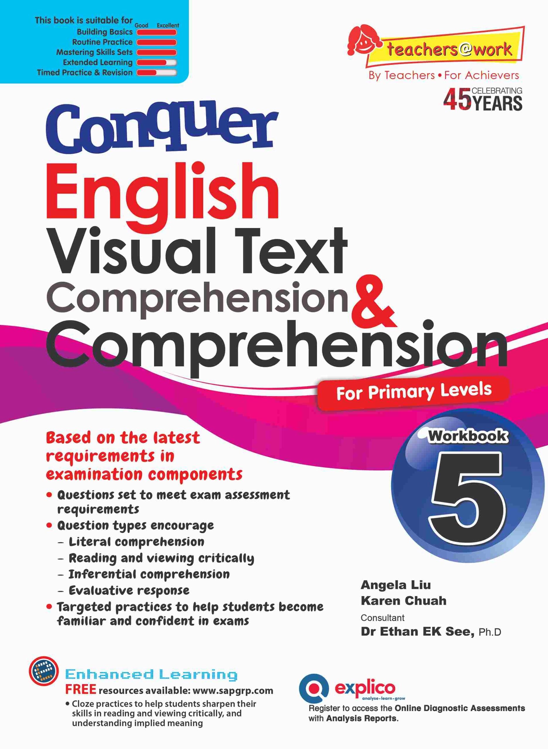 Conquer English Visual Text Comprehension & Comprehension Workbook 5