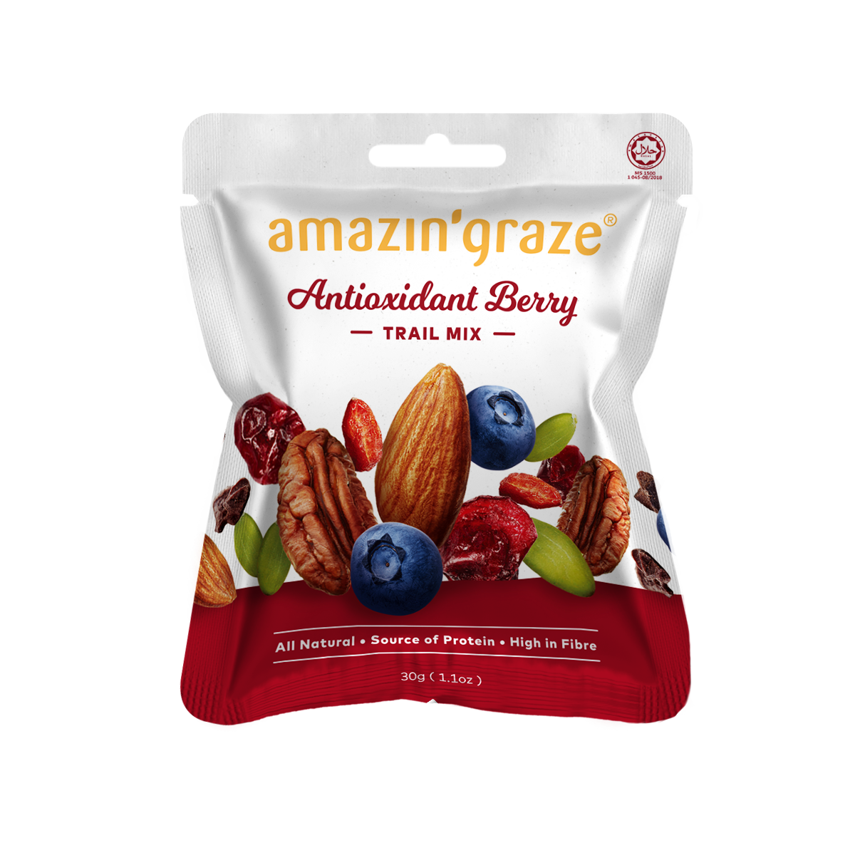 Amazin' Graze  Antioxidant Berry Trail Mix 30g