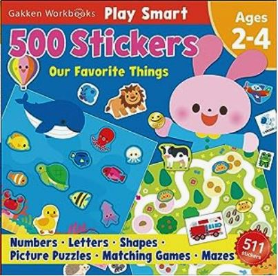 Playsmart 500 Stickers All Our Favorites Things
