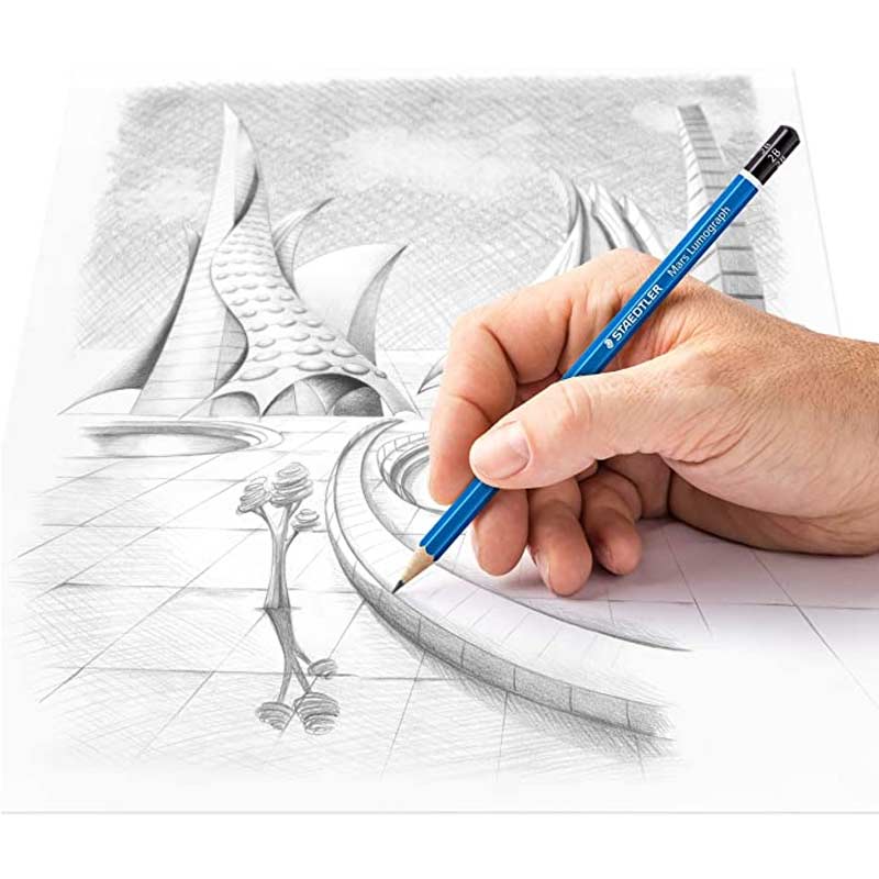 Staedtler 100-2B x 12pcs Lumograph Pencil in box