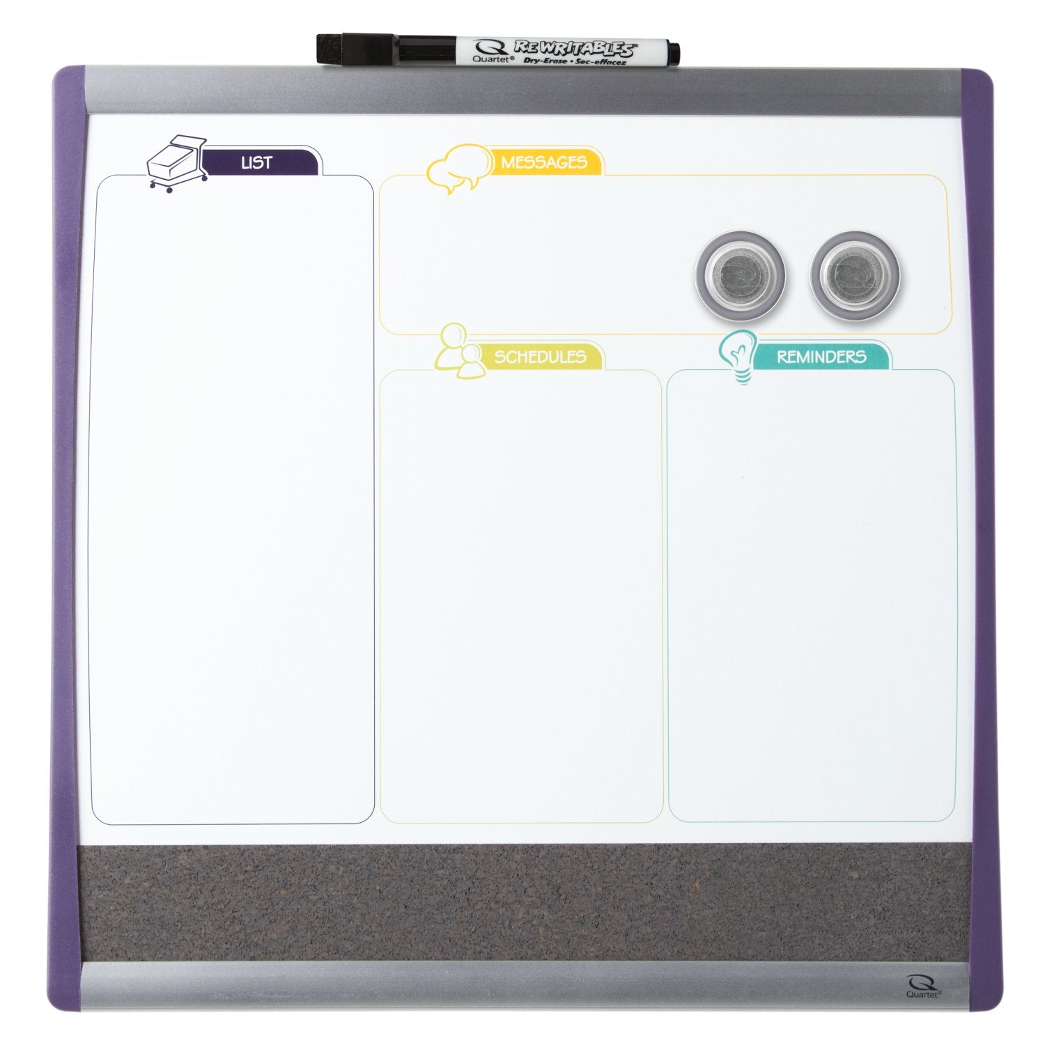 Quartet Magnetic Dry-erase To Do Planner 14" X 14" (79231)