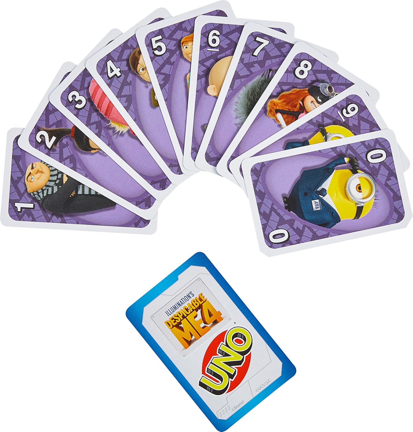 MATTEL UNO DESPICABLE ME 4 CARD GAME