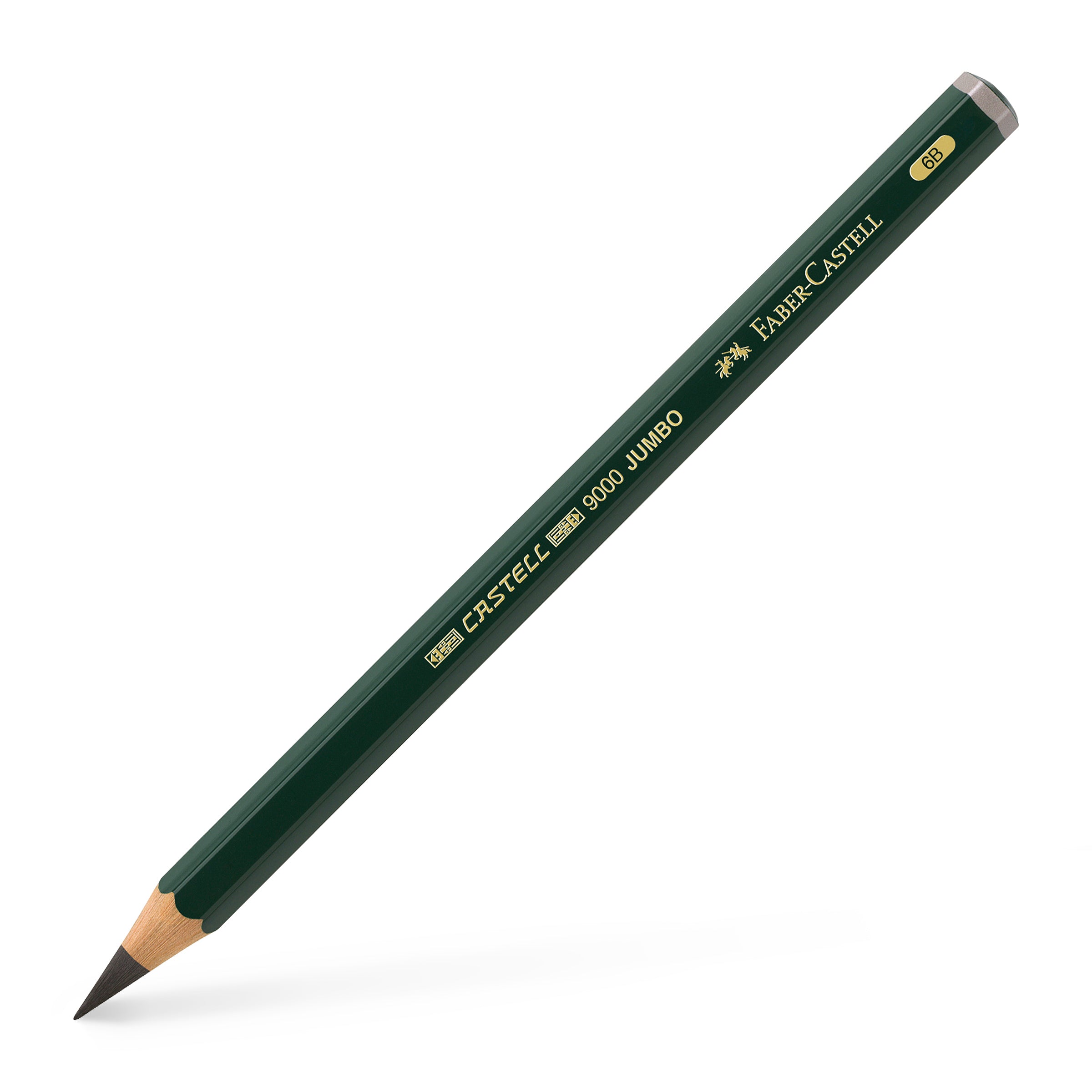 Faber-Castell Castell 9000 Jumbo Graphite Pencils 6B-119306