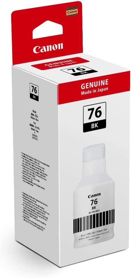Canon GI-76 Bottle Ink (Black)