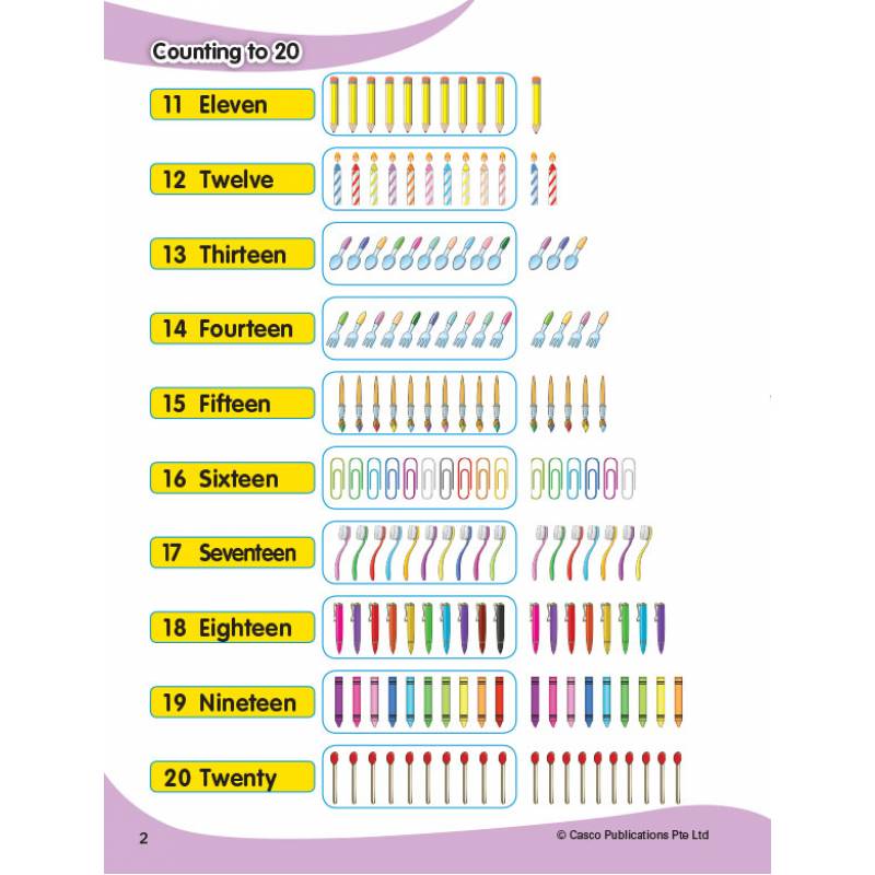 Maths Tutor Early Skills Series Book 4: Numbers to 20