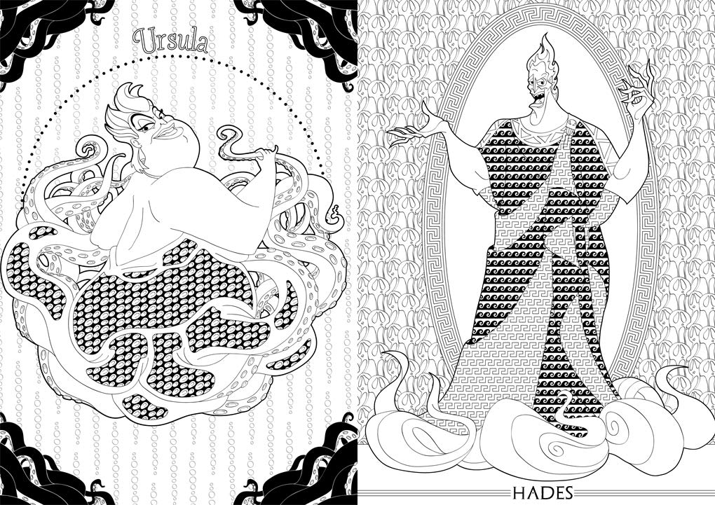 Disney Classics - Mixed: Villains Colouring (Paperback)