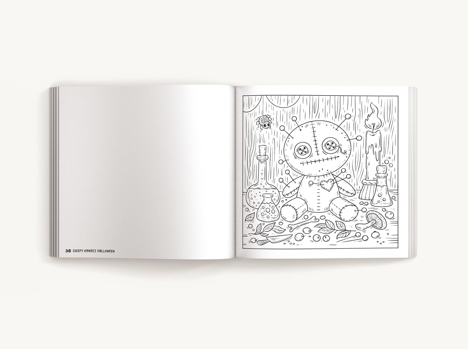 Creepy Kawaii Halloween: 50 Monstrously Cute Coloring Pages