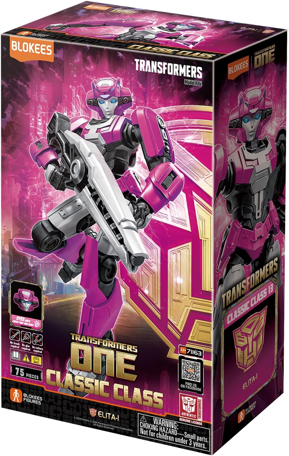 BLOKEES TRANSFORMERS CLASSIC CLASS 13 TRANSFORMERS ONE ELITA 1