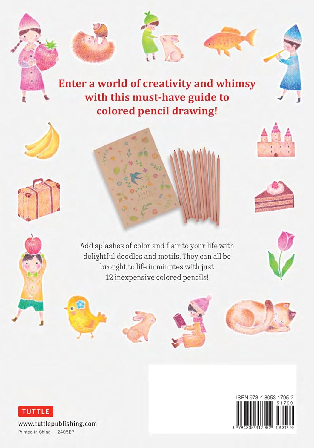 Colored Pencil Drawings & Doddles Book