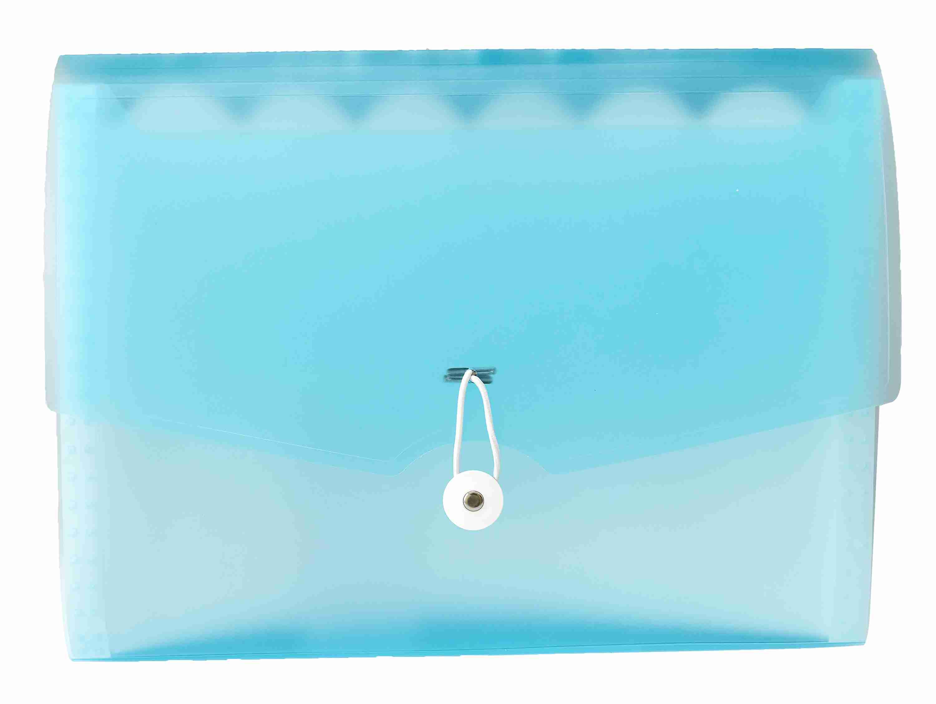 POP BAZIC A4 Expanding File 13 Pockets Pastel Blue
