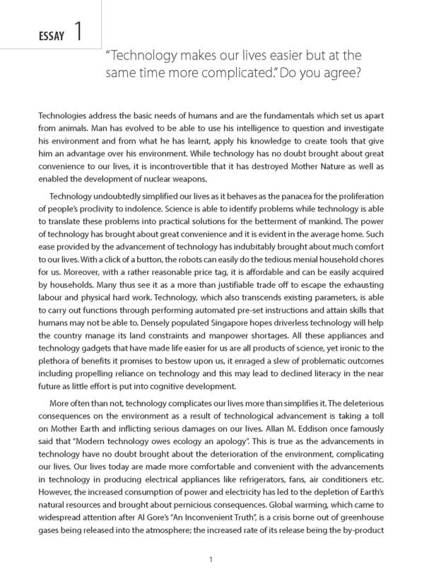 Distinction in Writing Expository, Argumentative and Discursive Essays For Upper Secondary Levels