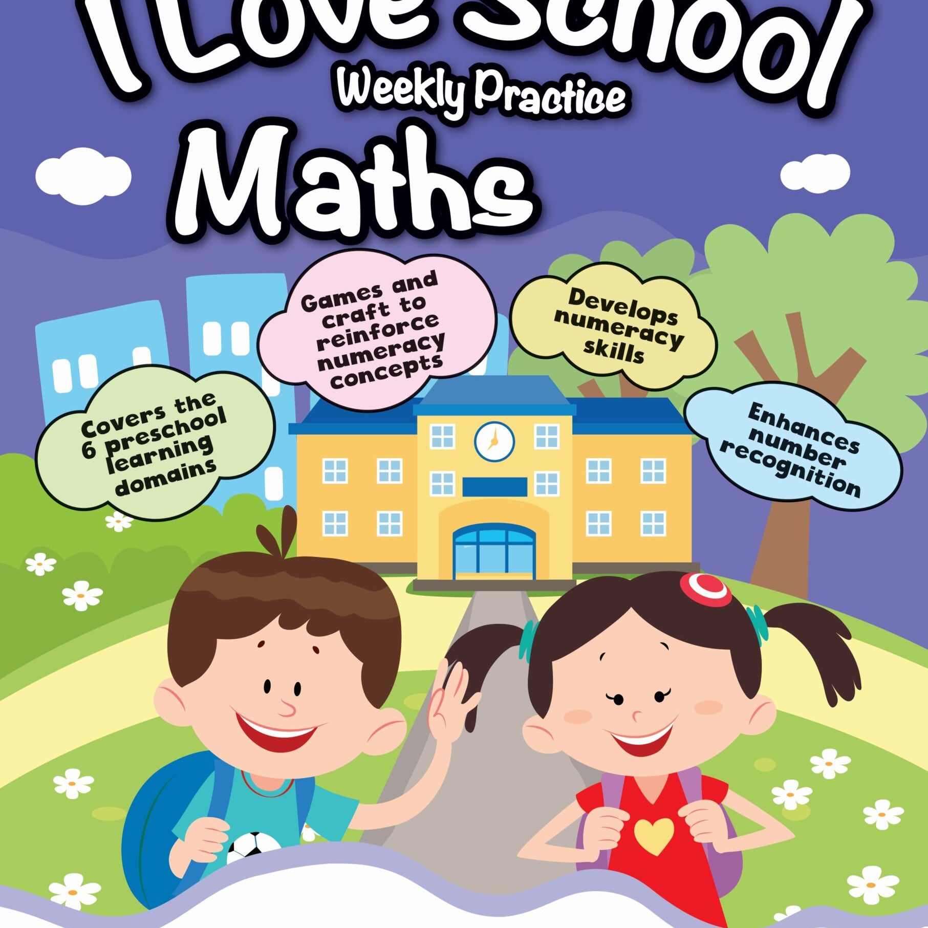 K2 Maths 'I Love School!' Weekly Pra