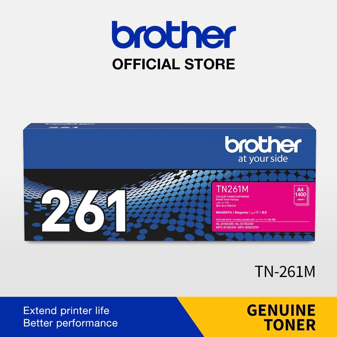 Brother TN-261M Magenta Toner 1400 Pages