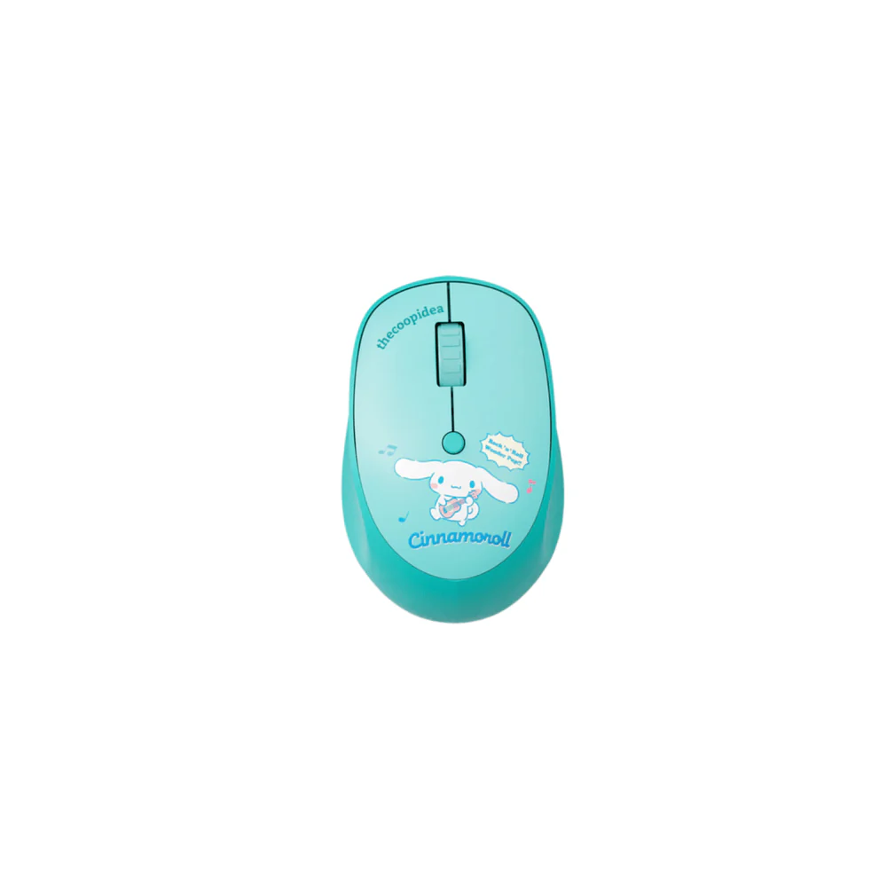 Thecoopidea Sanrio Retro Tappy Wireless Keyboard & Mouse Set (Cinnamoroll)