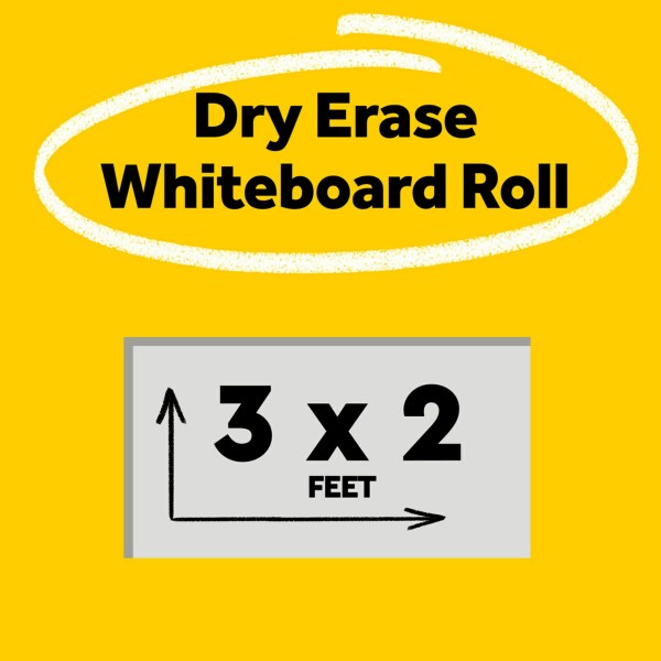 Post-it® Def3x2 Dry Erase Surface, 3x2ft