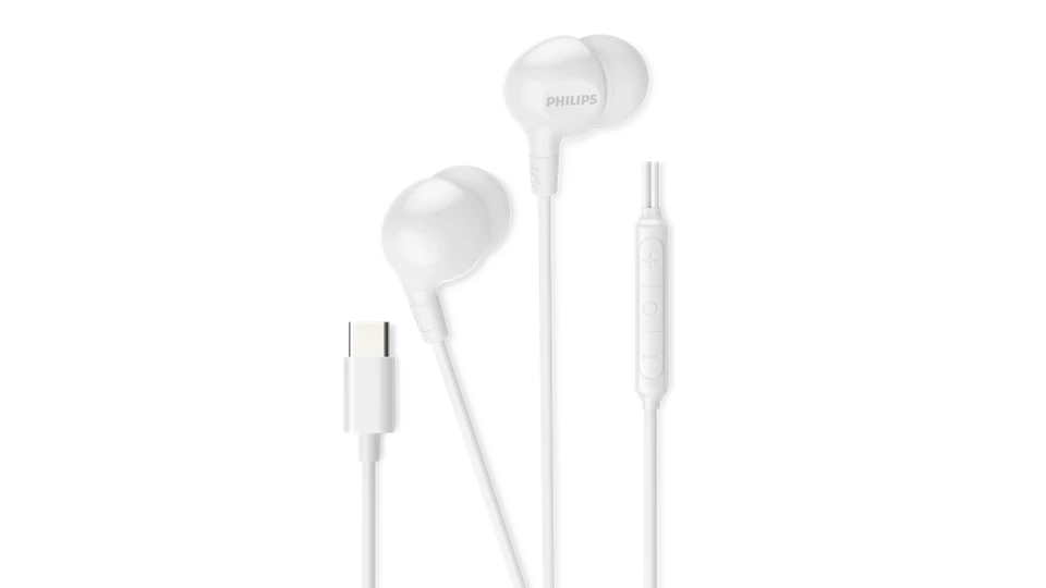 Philips In-Ear Headphones With Mic TAE2100WT/97