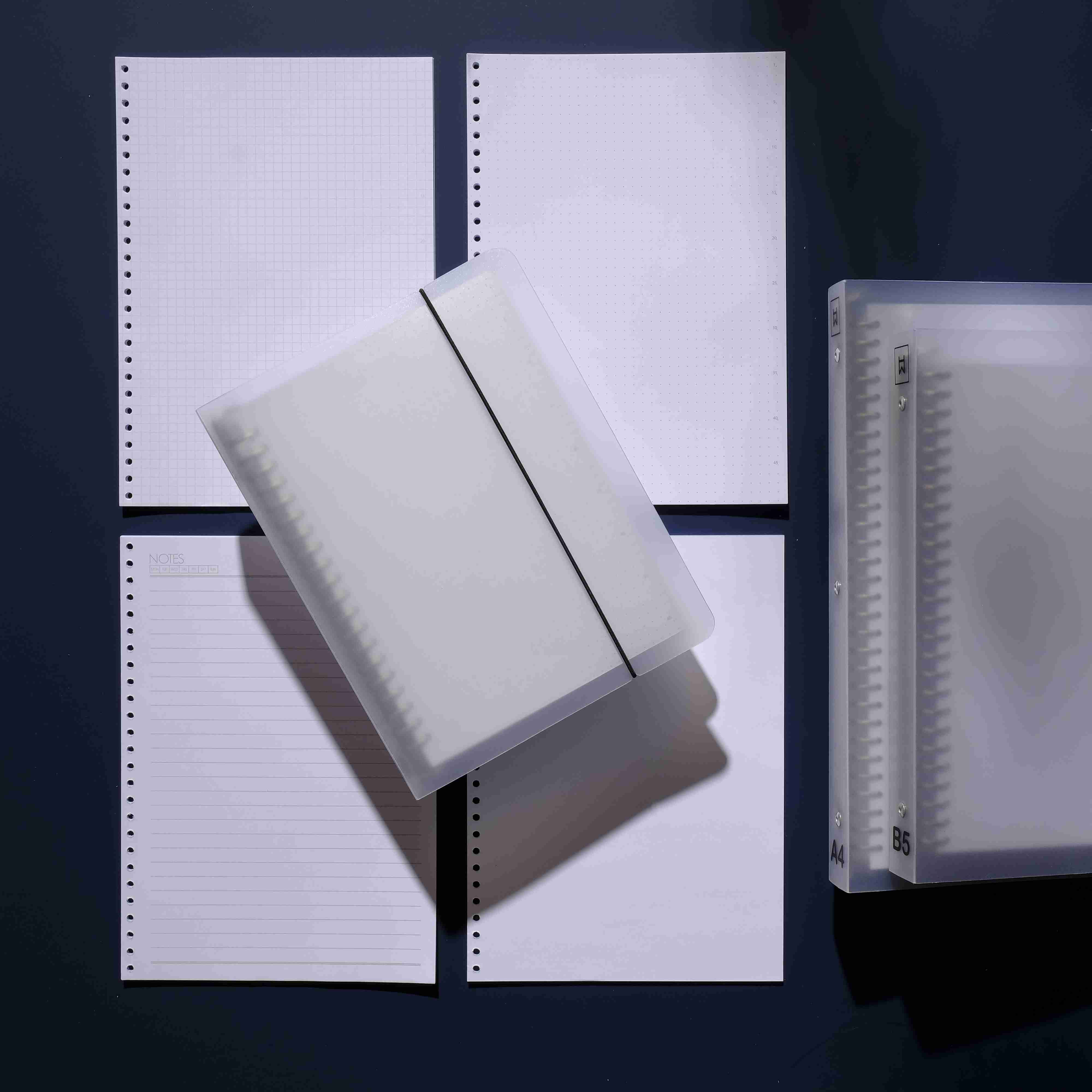 Hw Refillable Case Holder W Elastic A5