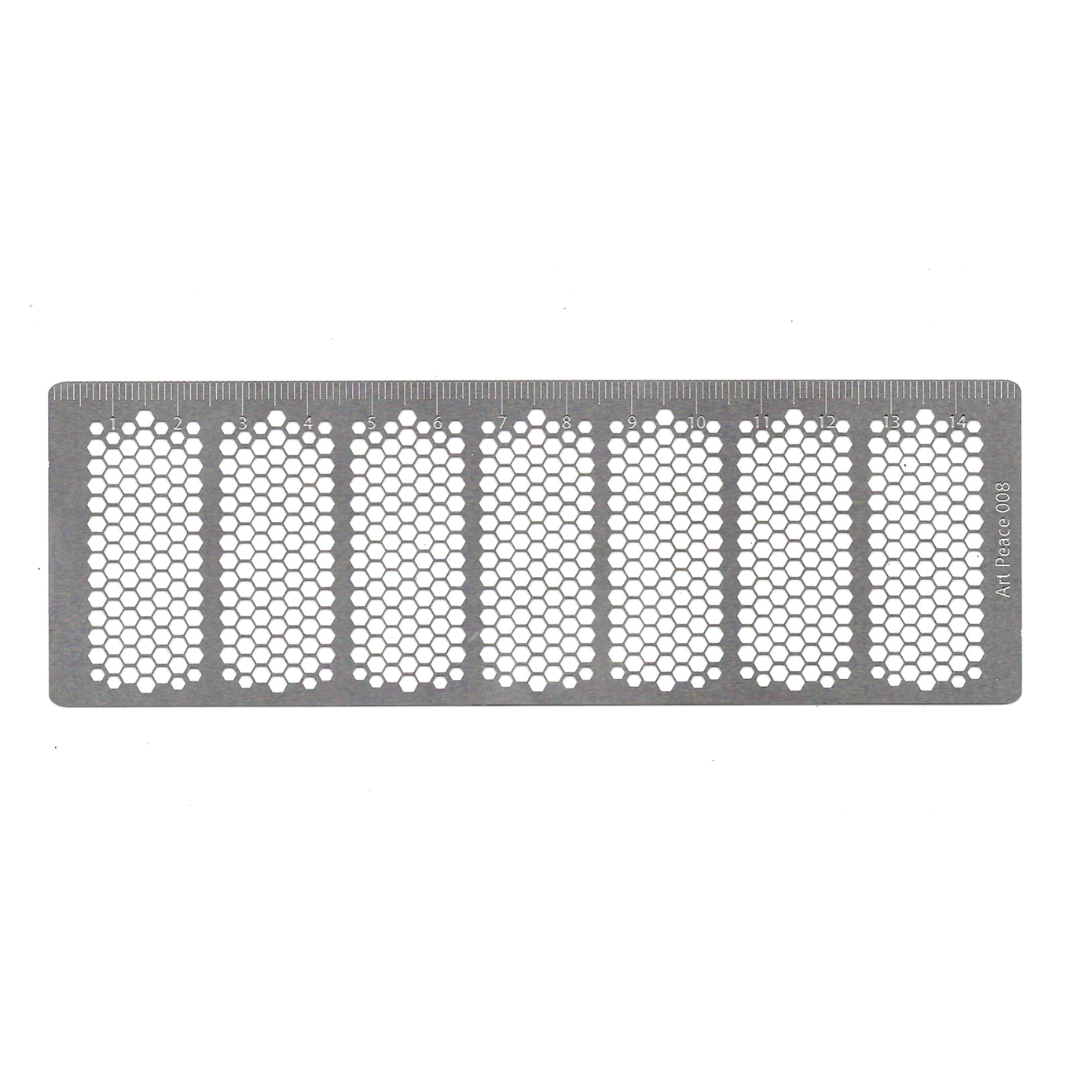 Faber-Castell Stencil AP8, Honeycomb Sieve-429807