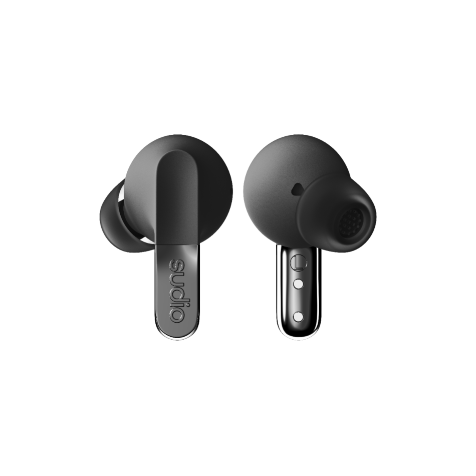 Sudio N3 Pro True Wireless Earbuds with ANC Titanium Black