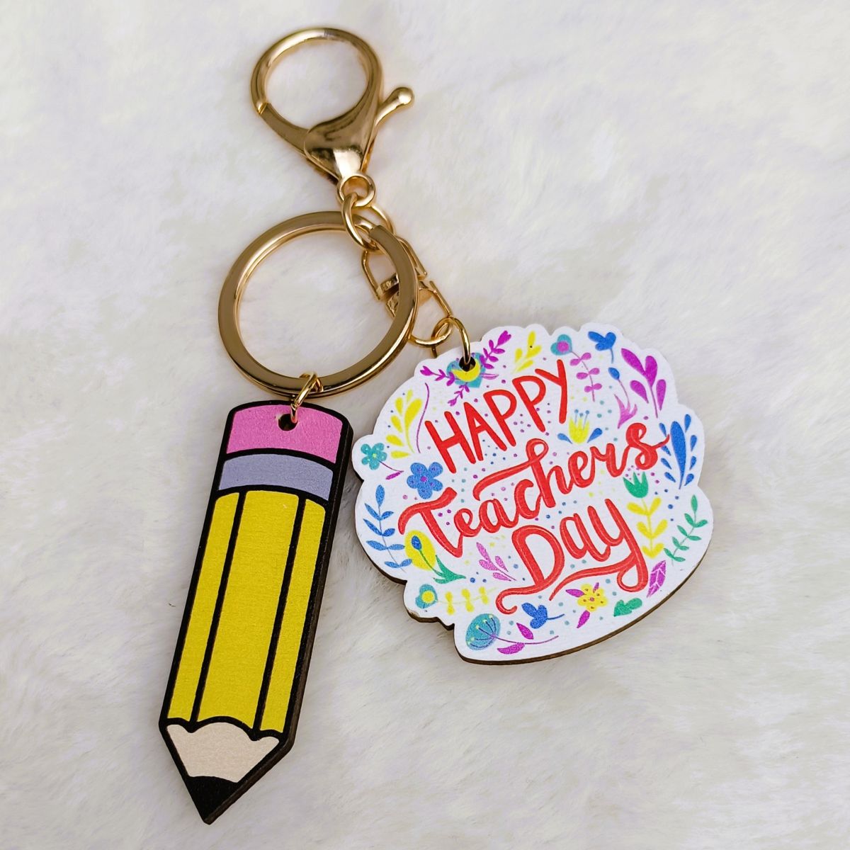 Teacher Wooden Charm Pencil
