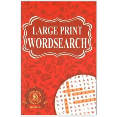 A5 Large Print Wordsearch Series 4175