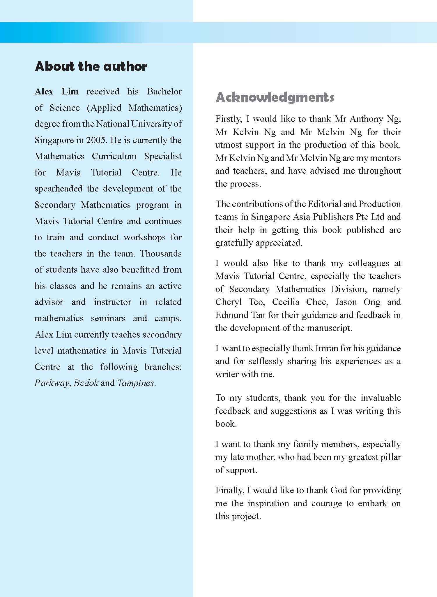 Integrated Mathematics Algebra For Secondary 1 [G3 and IP]