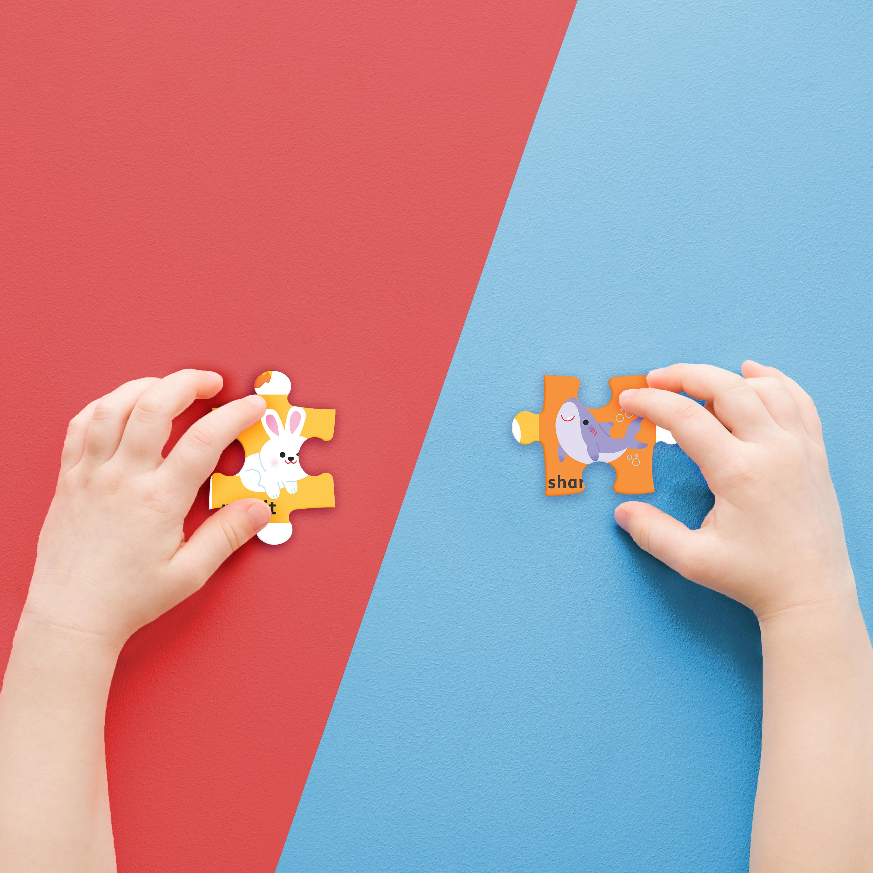 HINKLER BUILDING BLOCKS FLOOR PUZZLE FIRST ANIMALS